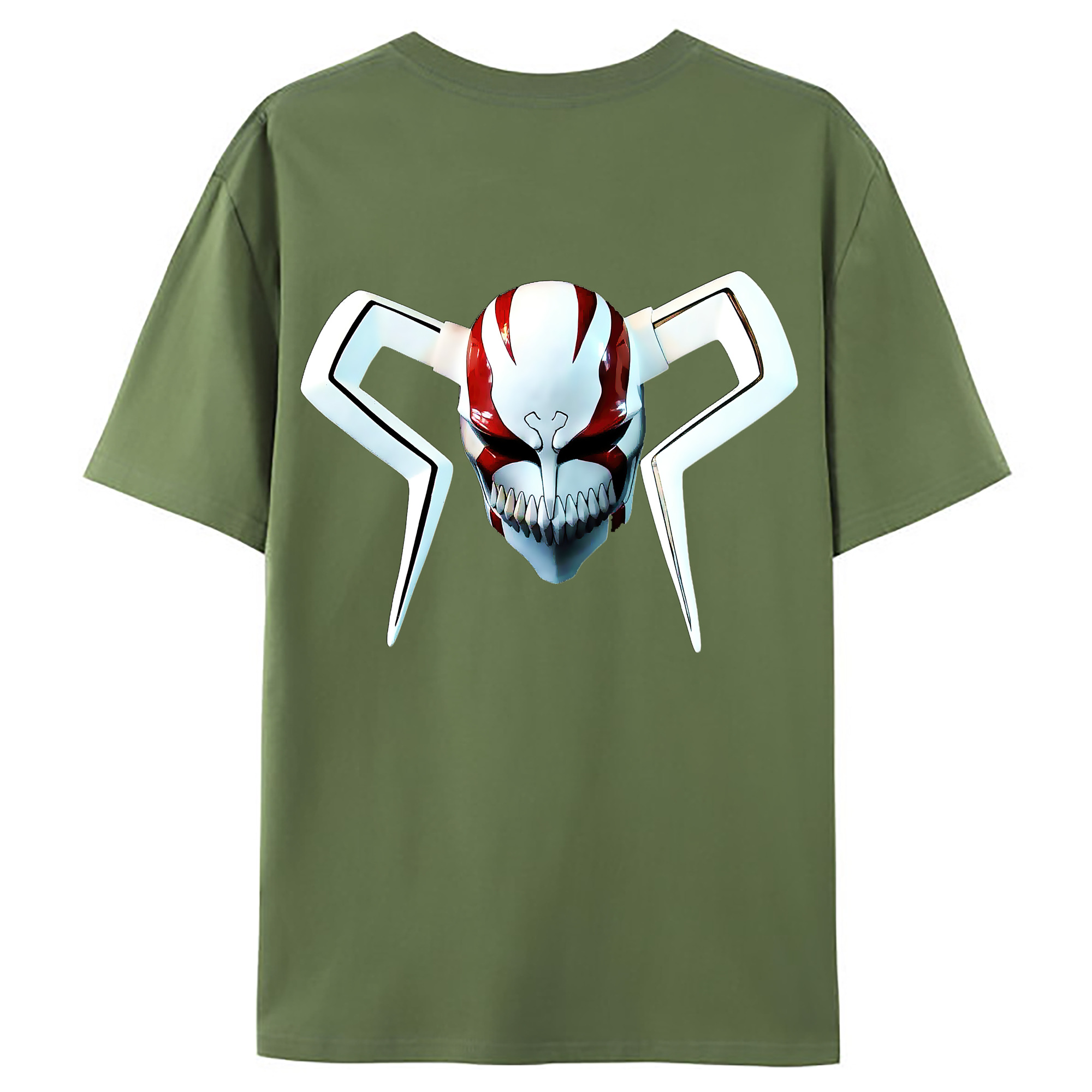 （画像用） ブリーチ 黒崎一護（くろさき いちご）BLEACH Kurosaki Ichigo 綿100％ メンズ半袖Tシャツ（バックプリント） 通気性
